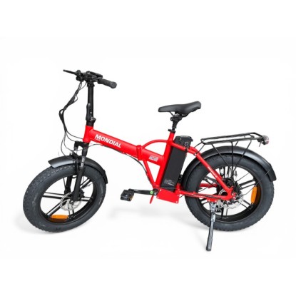 Mondial Miracle M 8-V HD Elektrikli Katlanır Fat Bike - Kırmızı