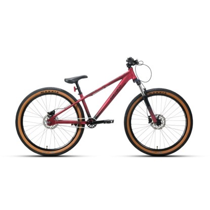 Carraro Bandit 1-V HD Dirt Jump Bisiklet - Mat Koyu Kırmızı-Siyah