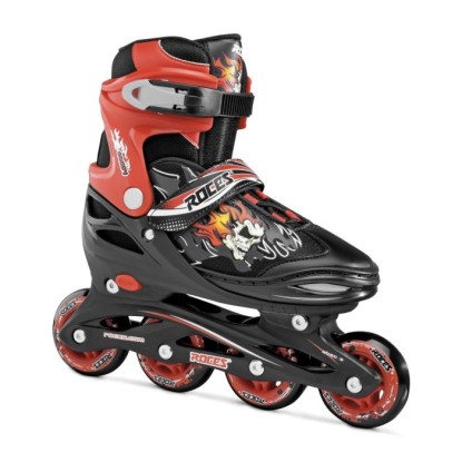 Roces Compy 6.0 Boy Tekerlekli Çocuk Pateni - Siyah-Kırmızı