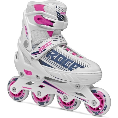 Roces Jokey 1.0 Girl Tekerlekli Çocuk Pateni - Beyaz-Mavi-Pembe