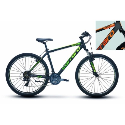 Carraro Force 700 21-V VB Dağ Bisikleti - Mat Antrasit-Turuncu-Beyaz