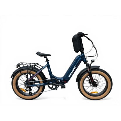 Torc T1 F 8-V MD Elektrikli Katlanır Fat Bike - Lacivert-Beyaz