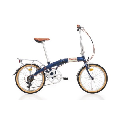 Bianchi New Vintage Folding 7-V VB Katlanır Bisiklet - Lacivert