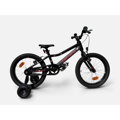 Carraro Red Eagle 18 1-V VB Çocuk Bisikleti - Mat Siyah-Kırmızı